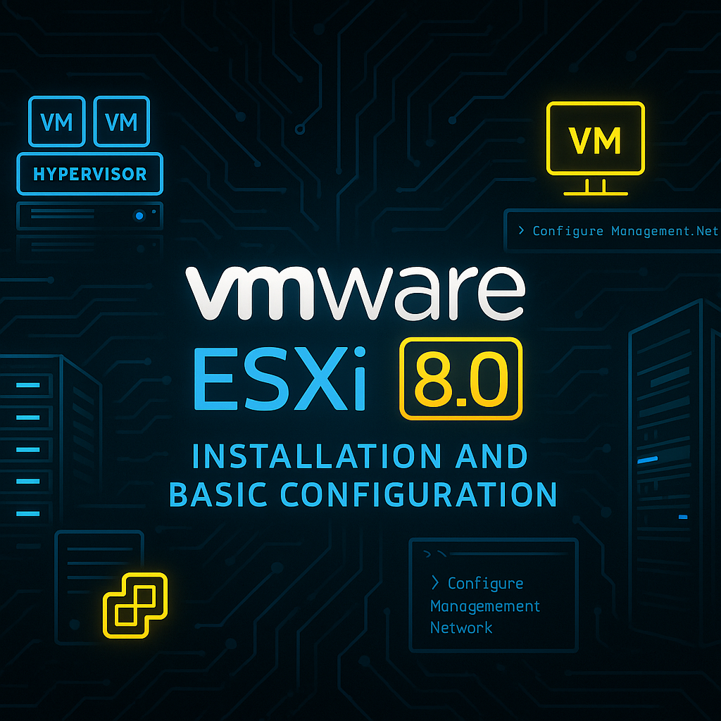 Install ESXi 8 and Configure Management and Recovery