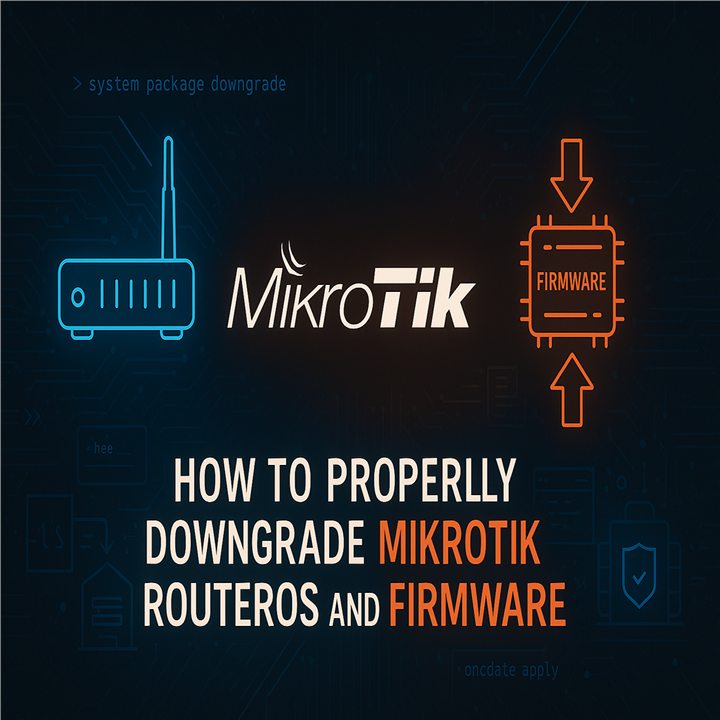 Properly Downgrade MikroTik RouterOS and Firmware