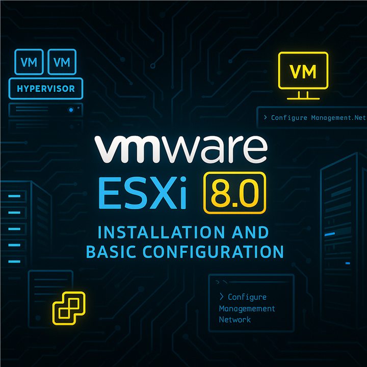 VMware ESXi 8.0 Installation and Basic Configuration